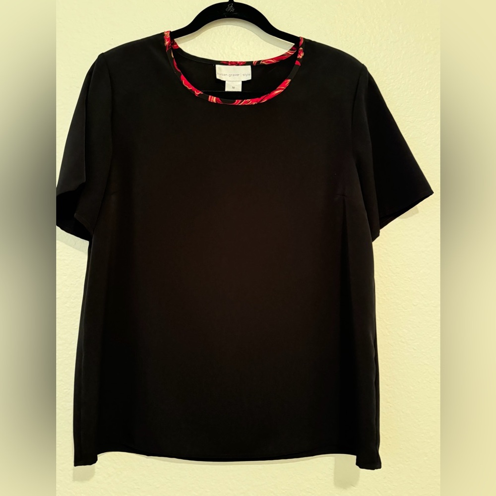 Susan Graver Pullover Top Size M